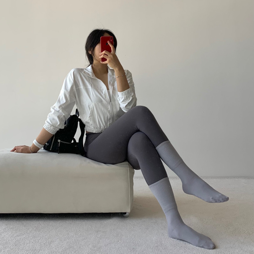 [4장SET] 파스텔 논슬립 양말 필라테스양말 레깅스 캠핑 등산 운동 롱양말 스포츠양말 요가삭스 종아리양말 헬스양말 임산부 직진배송 상세 이미지 35