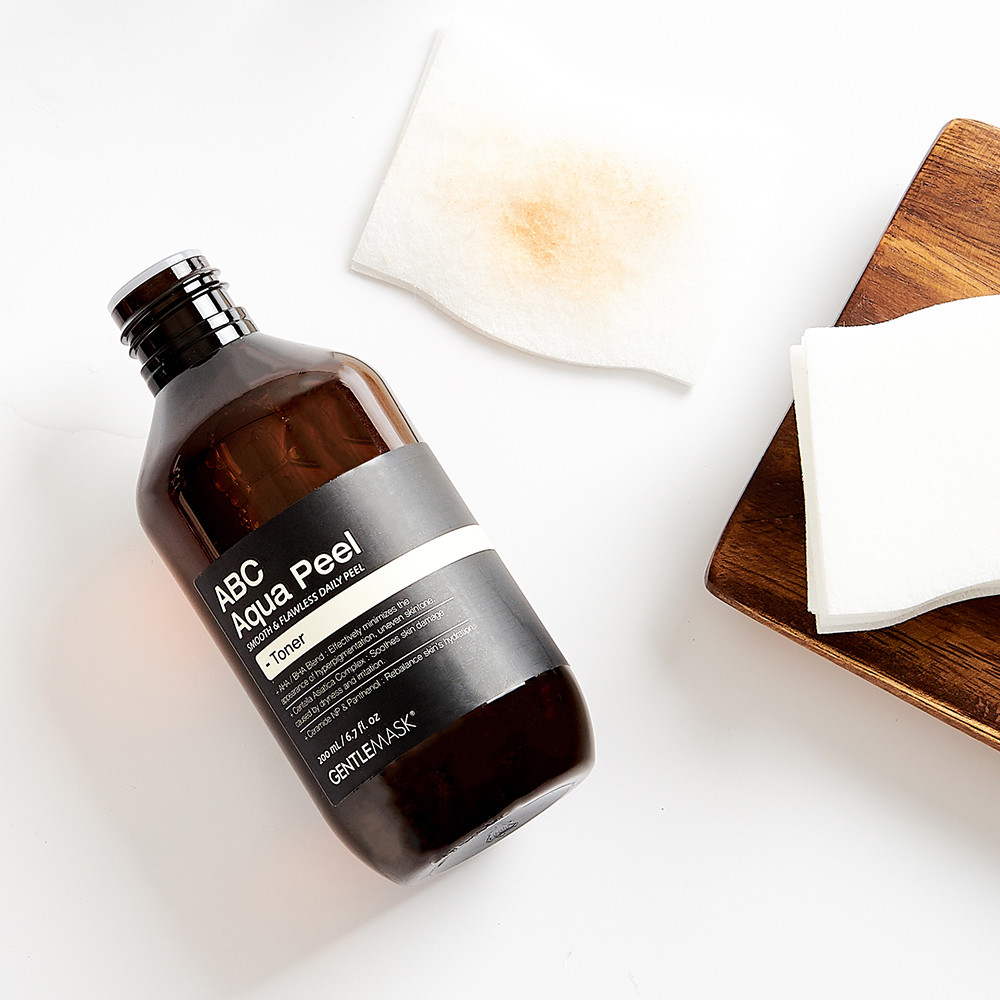 1+1 세라마이드 토너 젠틀마스크 ABC 아쿠아필 아하 바하 시카 토너 200ml - 상세 이미지 4