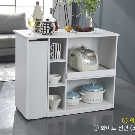 주방 아일랜드장 좁은집 식탁 접이식 바 테이블 확장형 아일랜드 식탁 확장 간이 조리대