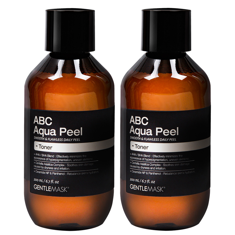 1+1 세라마이드 토너 젠틀마스크 ABC 아쿠아필 아하 바하 시카 토너 200ml - 상세 이미지 5