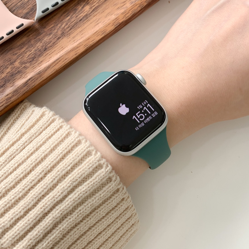 [쿠폰][1+1할인/당일출고/스마트워치] 텀즈 딥컬러 실리콘 38mm 40mm 41mm 스트랩 10color 상세 이미지 47