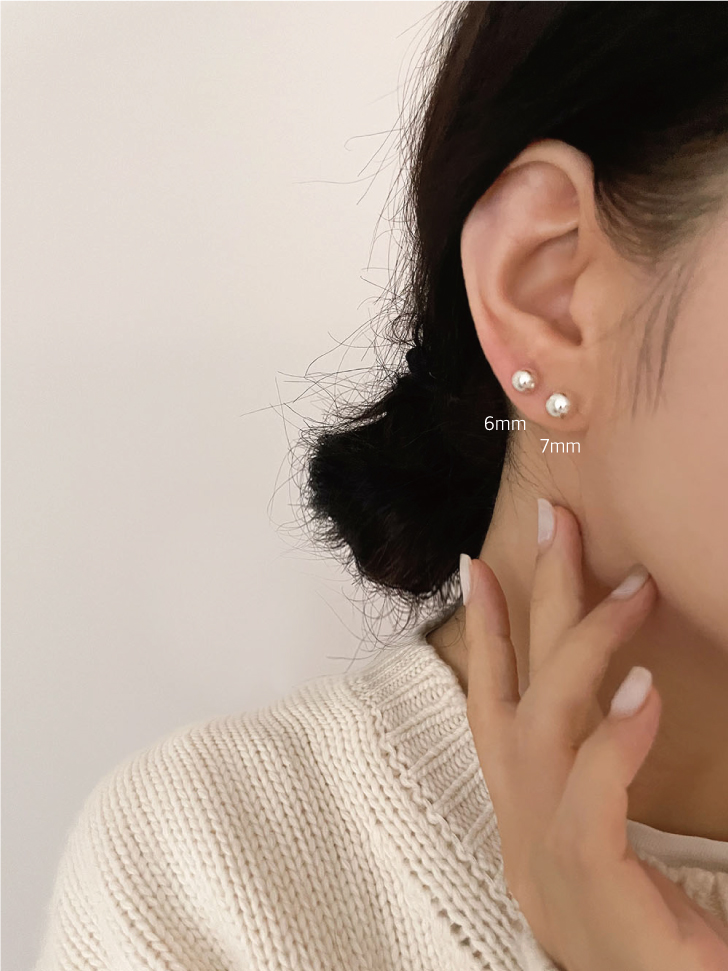 셀프러브 925 실버 빼지 않는 올데이 피어싱 (낱개) 3mm 4mm 5mm 6mm 7mm - 상세 이미지 5