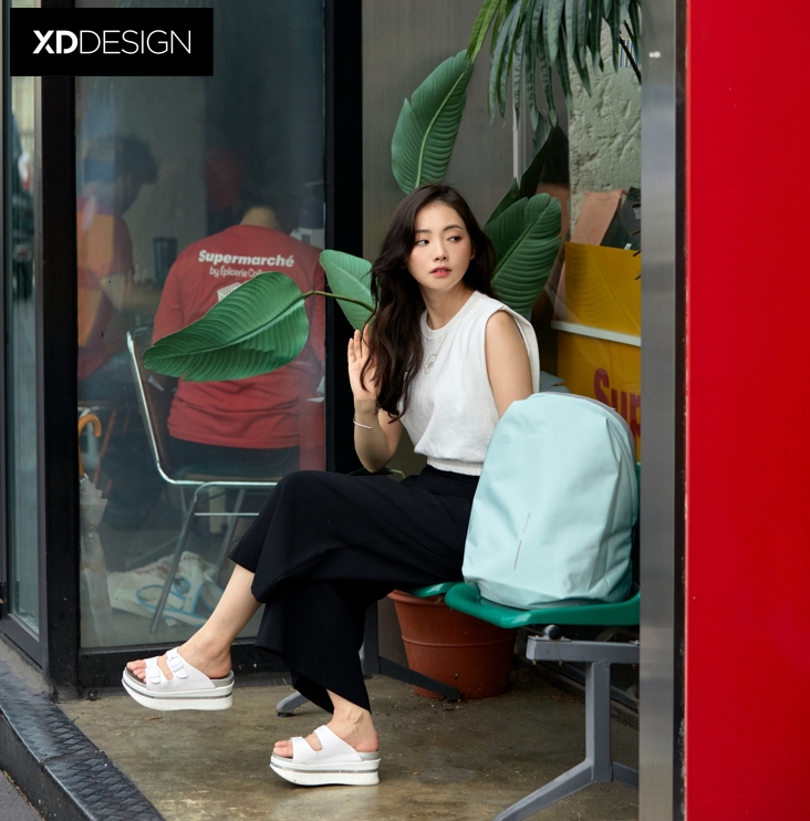 엑스디디자인 대학생 직장인 캐주얼 스마트 기능성 노트북 백팩 바비소프트