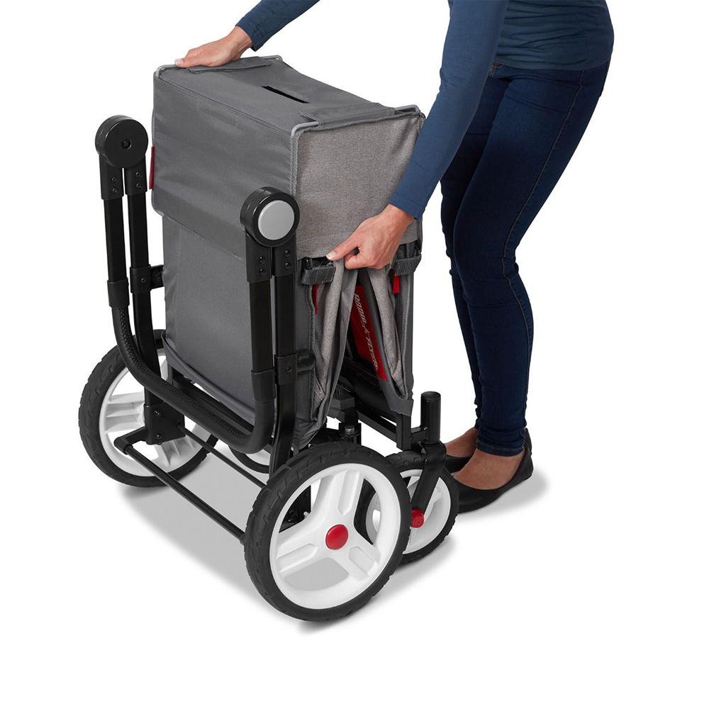 라디오플라이어 유아웨건 접이식 쌍둥이유모차   야외 벤치형 웨건