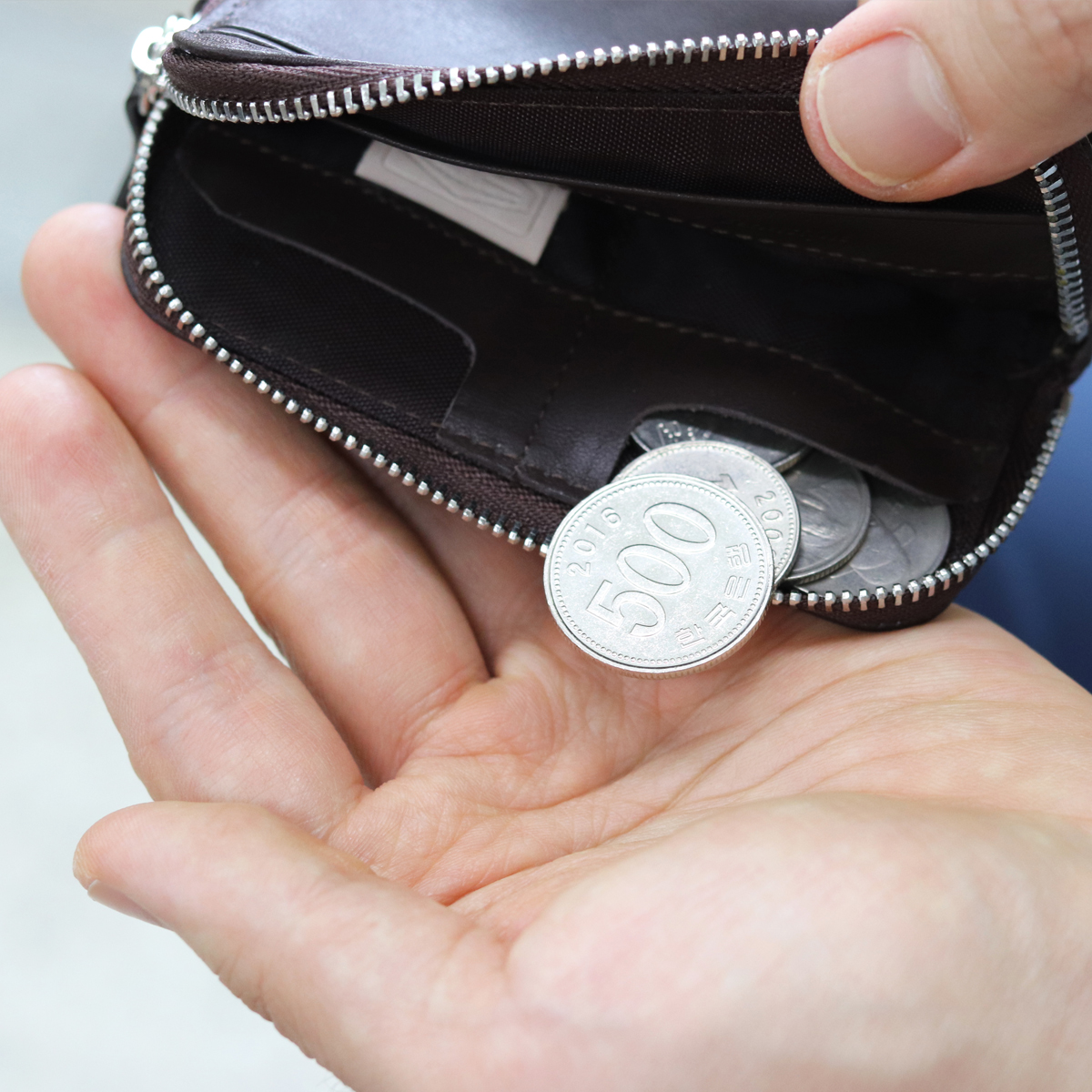 스마트키 지퍼 카드 차 키 자동차 홀더 카드 파우치 가죽 지갑