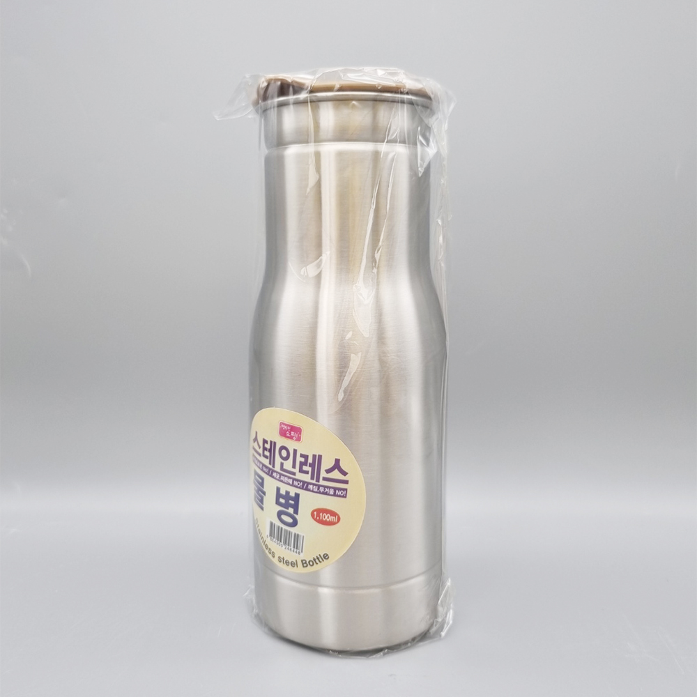 스텐물병 1100ml / 업소 식당 카페 가정집 시원한 물 위생적인 물통 - 메인 이미지