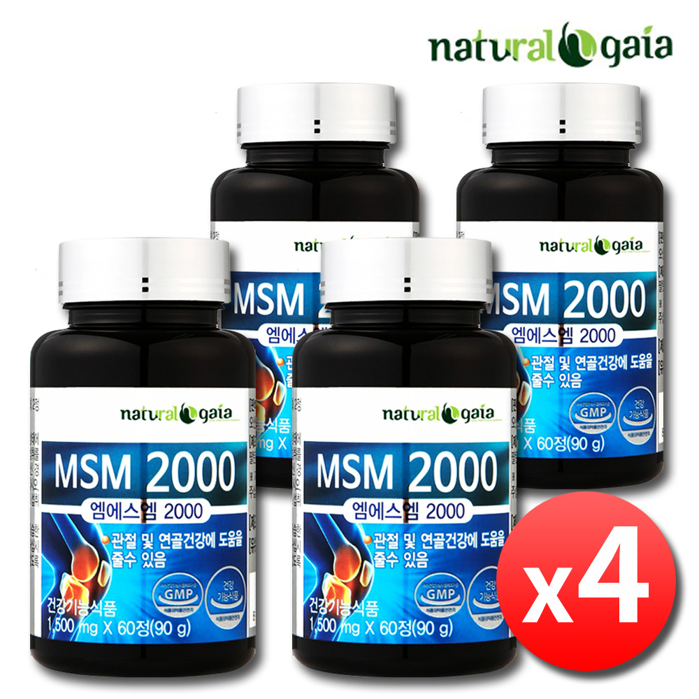 MSM 2000 식이유황 영양제 엠에스엠 관절 연골 4개월