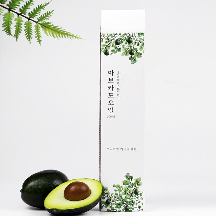 행복팩토리 아보카도오일 엑스트라버진 500ml 선물세트 - 상세 이미지 2