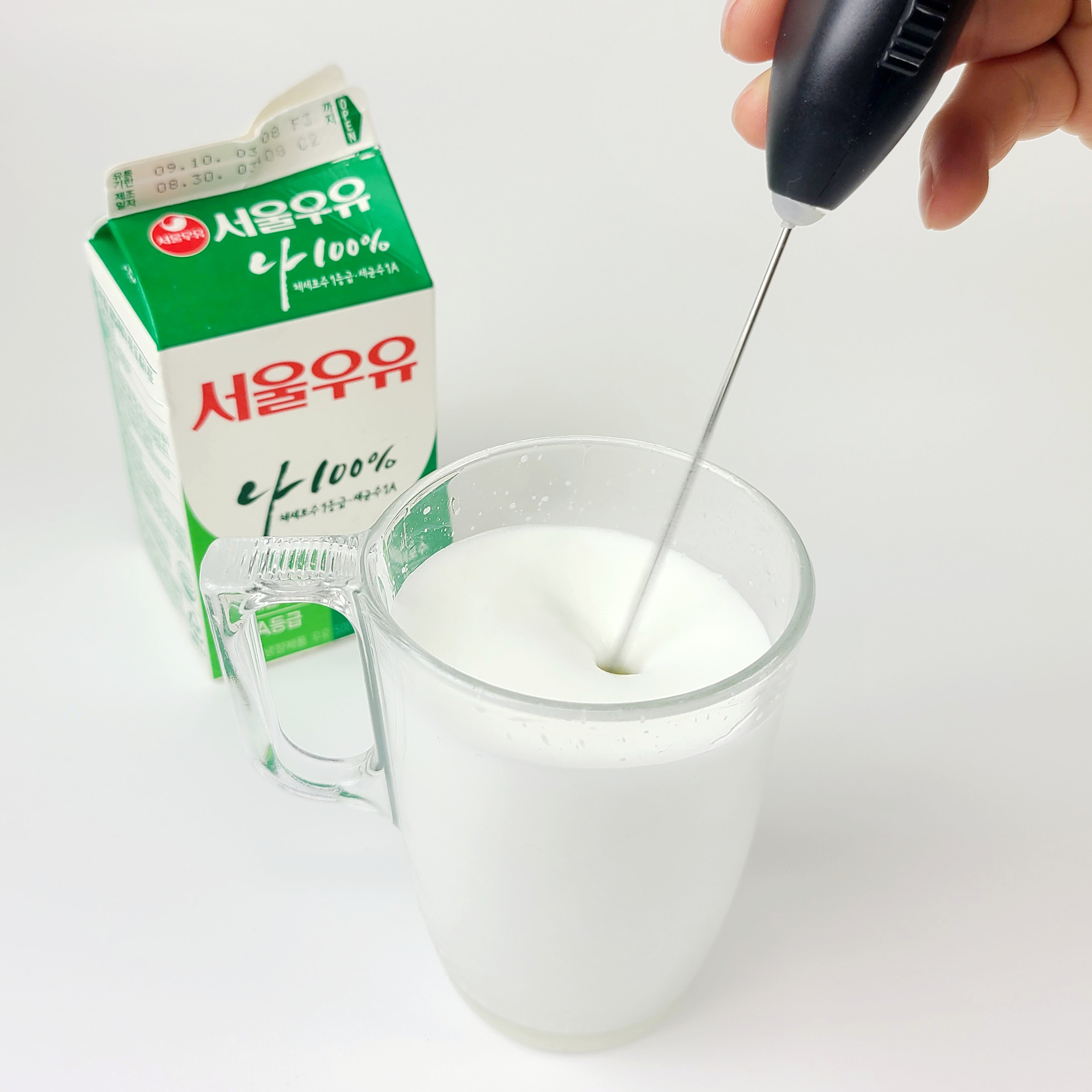 이케아 PRODUKT 전동 우유거품기 커피 라떼 휘핑 머랭 바리스타 핸드믹서 - 상품 이미지