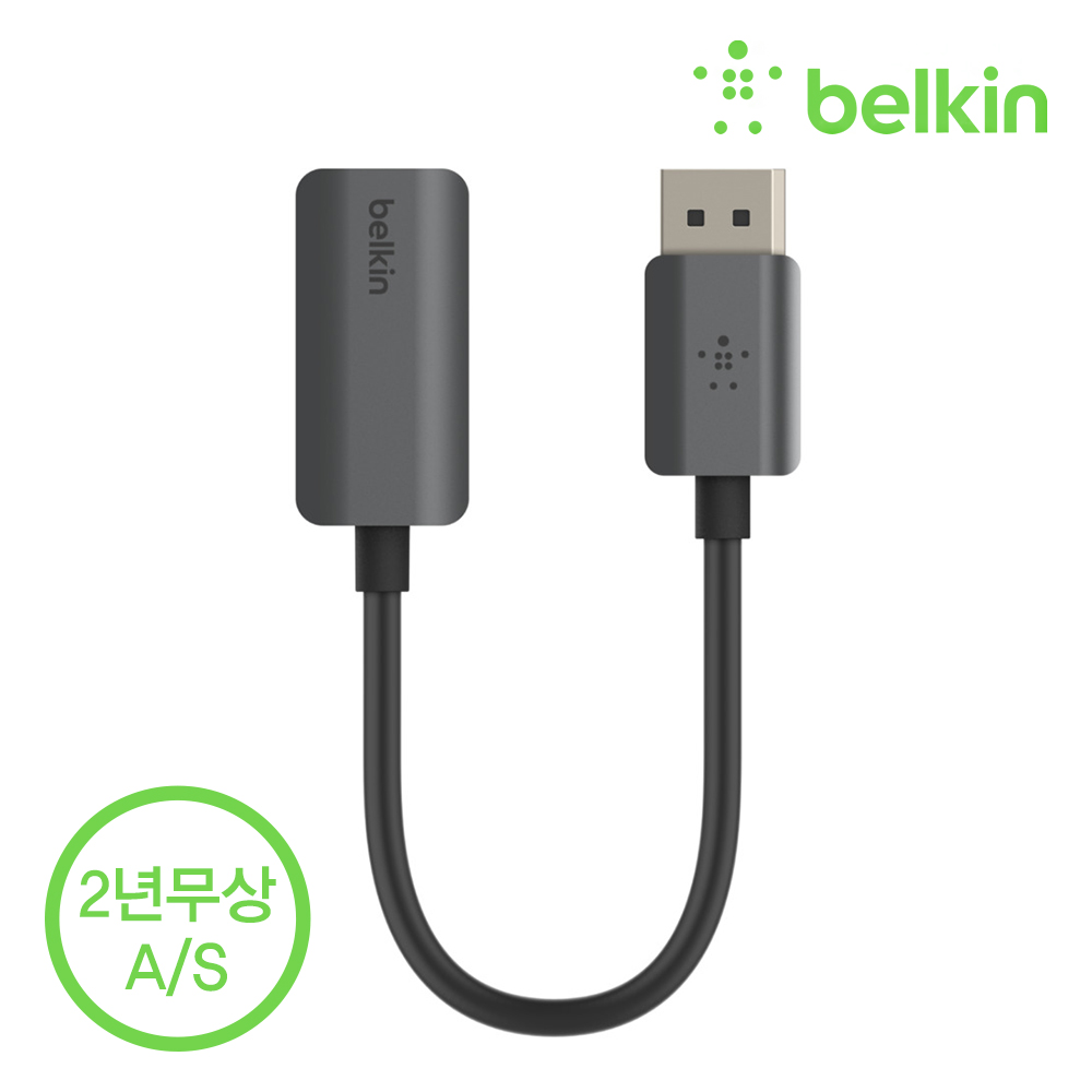 벨킨 액티브 DP to HDMI 어댑터 4K HDR 디스플레이 연결 젠더 AVC011 - 상세 이미지 2