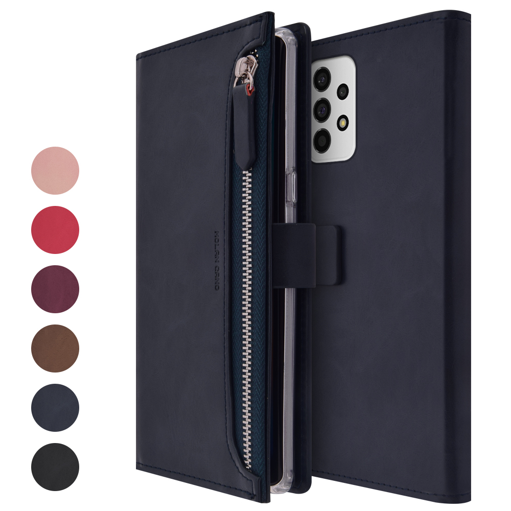 갤럭시 A52s 5G 지갑형 다이어리 휴대폰 케이스 블랙 - 상품 이미지