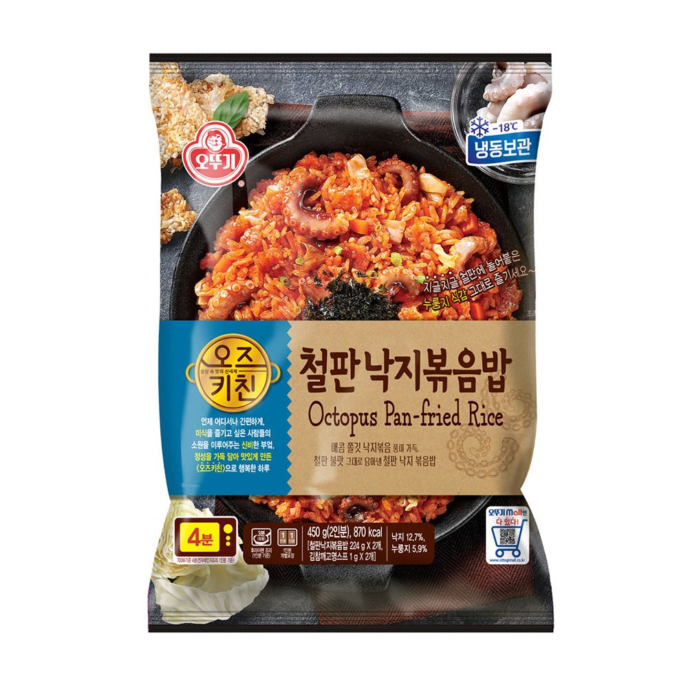 오뚜기 오즈키친 철판낙지볶음밥 450g 3개 - 상세 이미지 2