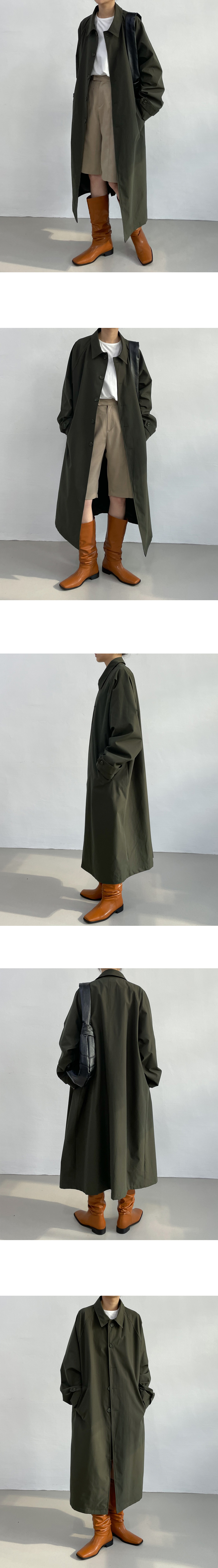 【INCHANT ME】Oz Overfit Long Mac Coat The Long Mac Coat curated on LTK