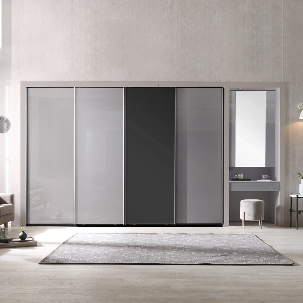 붙박이장 인테리어 예시 상단