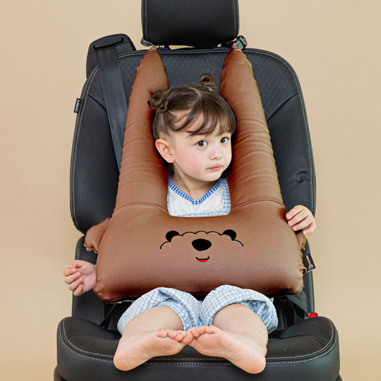 캥거루루 어린이 안전벨트인형 유아 주니어 차량 카시트 목쿠션 이지클립 루띠쿠션