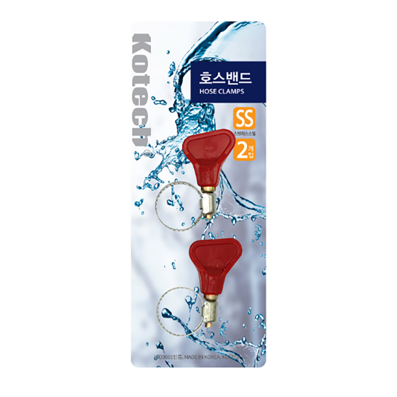 코텍 스텐레스 스틸 호스 밴드 A 2p W-5952 호스 조임 연결 고정 반도 : 레스카메라