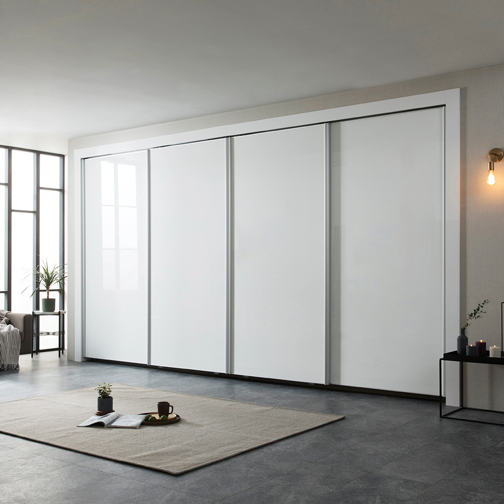 장인가구 드홈 무광 매트 여닫이 안방 작은방 드레스룸 수납 맞춤 붙박이장 30cm