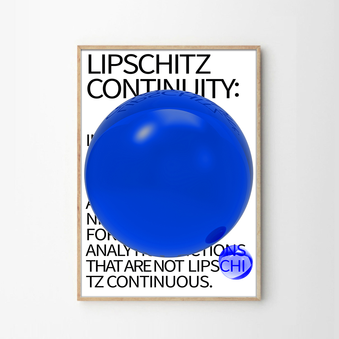크롬 블루 소품 그래픽 인테리어 포스터 액자 미드센추리 모던 LIPSCHITZ - 상품 이미지