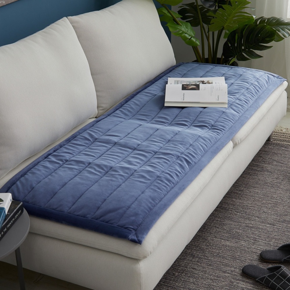 극세사 누빔 쇼파패드 폭신한 논슬립 쇼파매트 카우치 덮개 깔개 3인용 4인용