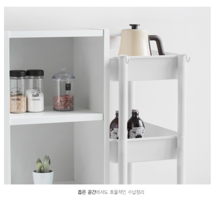 북카트 주방 보조 테이블 이동식 조리대 북웨건 이동조리대 음식점 가정용 서빙 카트 바카트 - 상세 이미지 5