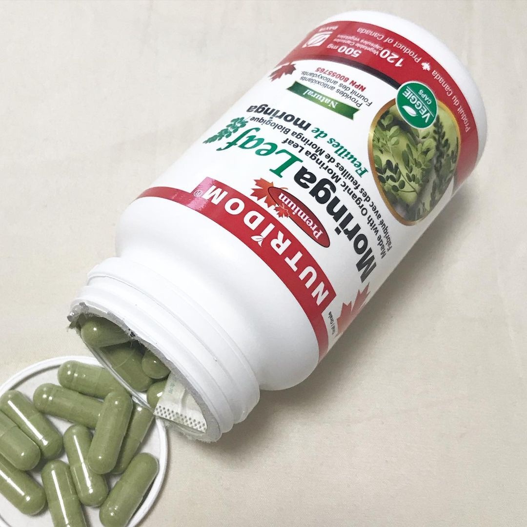 (3팩세트) 뉴트리돔 모링가잎 분말 500mg 120캡슐 천연비타민 N119 - 상세 이미지 2