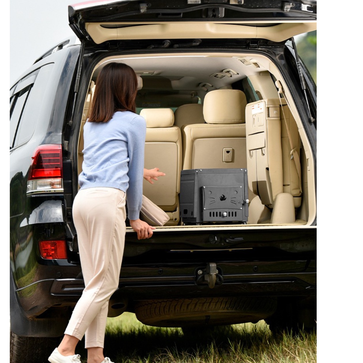 캠핑용난로 소형 화목 난로 미니 나무 야외용 난로