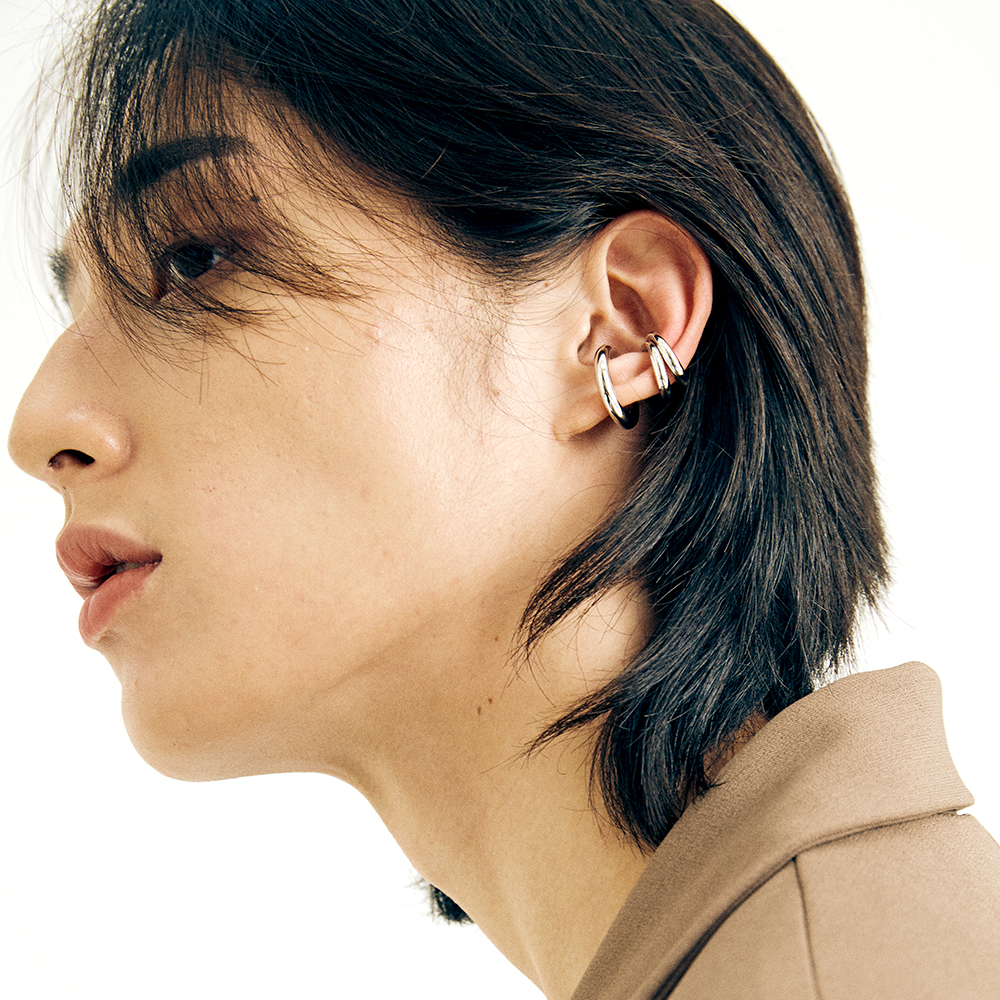 남자 귀찌 이어커프 링 써지컬스틸 귀걸이 귀안뚫는귀걸이