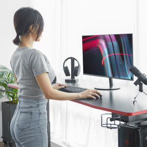 제닉스 ARENA-X 핸들 1600x750 높이조절 컴퓨터 게이밍 모션데... 솔직 후기 | 실제 배치 사진 포함 - 상품 이미지 2