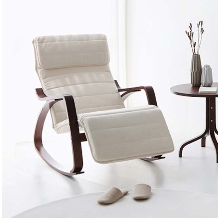 패브릭리클라이너 흔들의자 1인용 리클라이너 의자 레그레스트 홈바 쇼파 수유 소파 거실