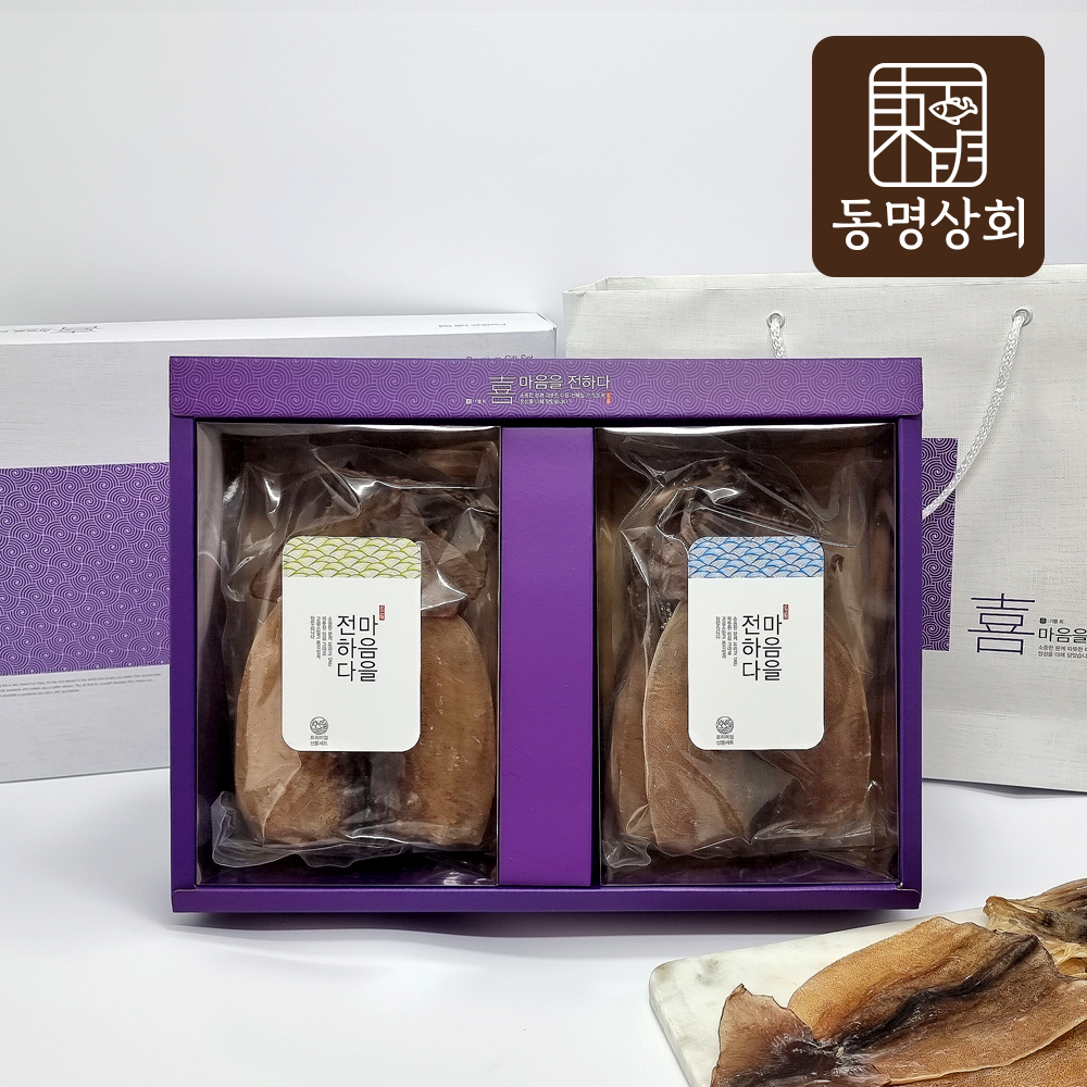 동명상회 국산 동해안 마른오징어 선물세트 600g 내외(10마리) - 상품 이미지