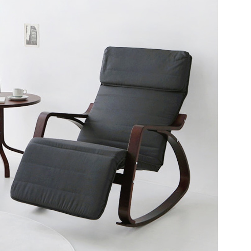 패브릭리클라이너 흔들의자 1인용 리클라이너 의자 레그레스트 홈바 쇼파 수유 소파 거실