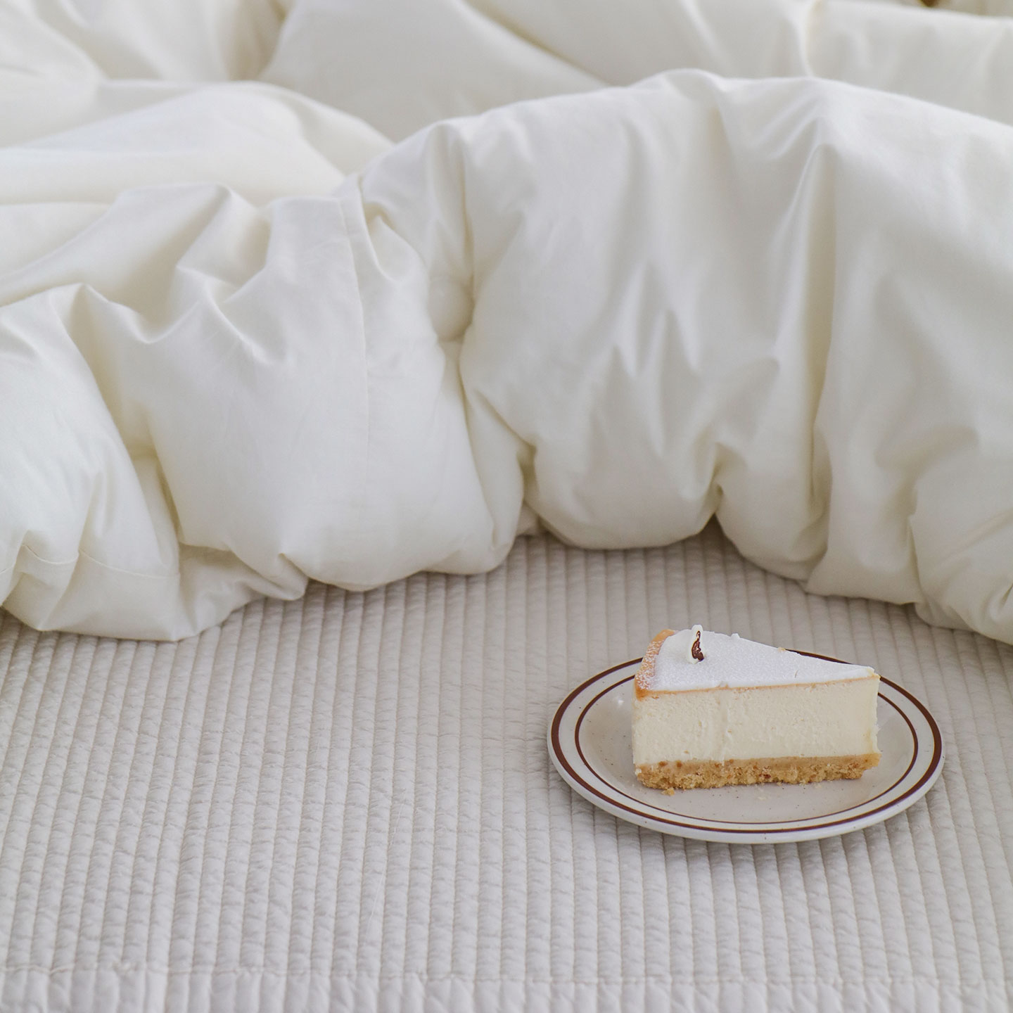 [단독] 차렵이불 오가닉 프레쉬 자수 순면 봄 이불 옥수수솜 침구 SS+베개커버