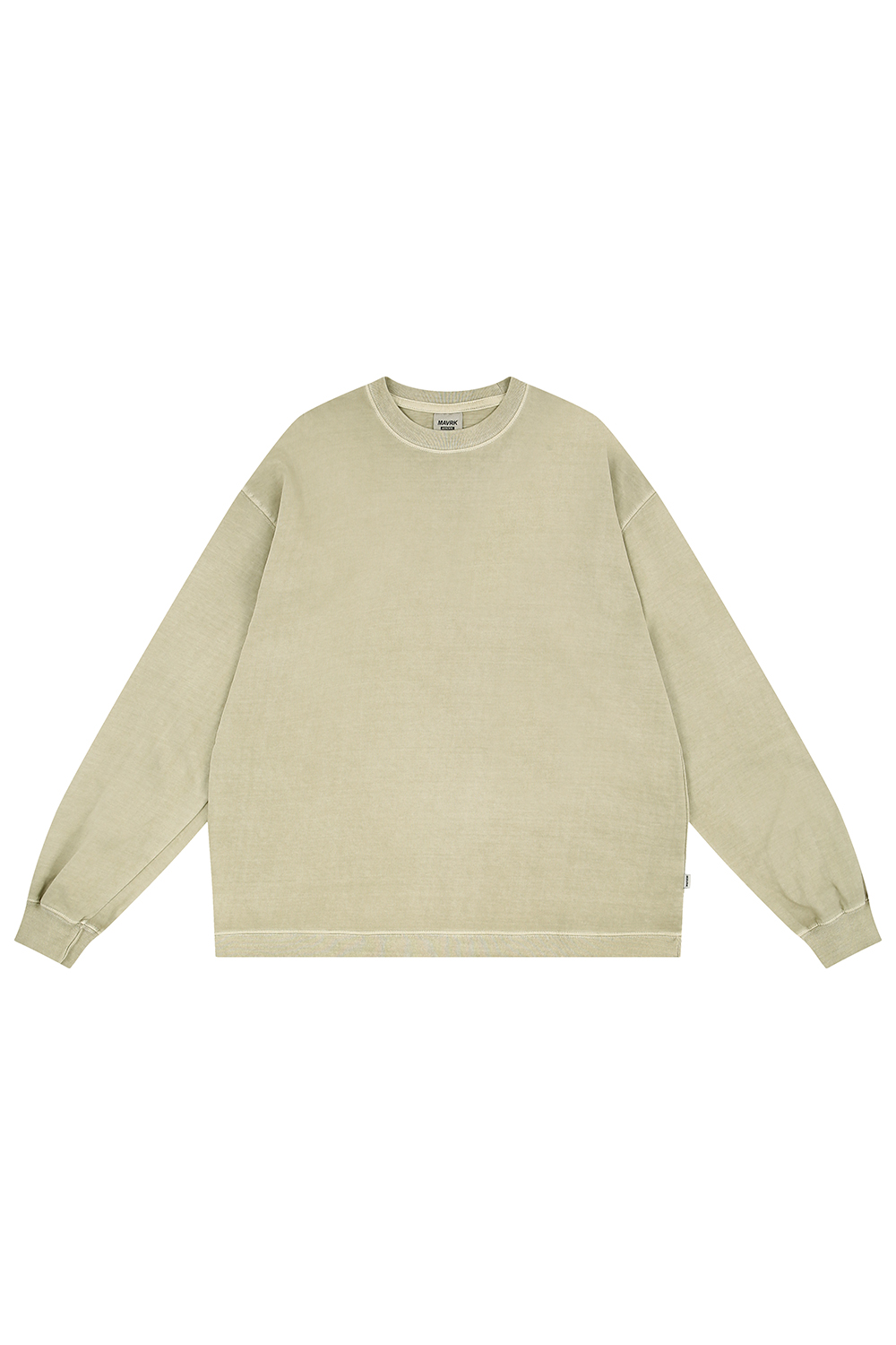 MAVRK(매버릭), 피그먼트워싱 롱슬리브 베이지 - 상품 이미지