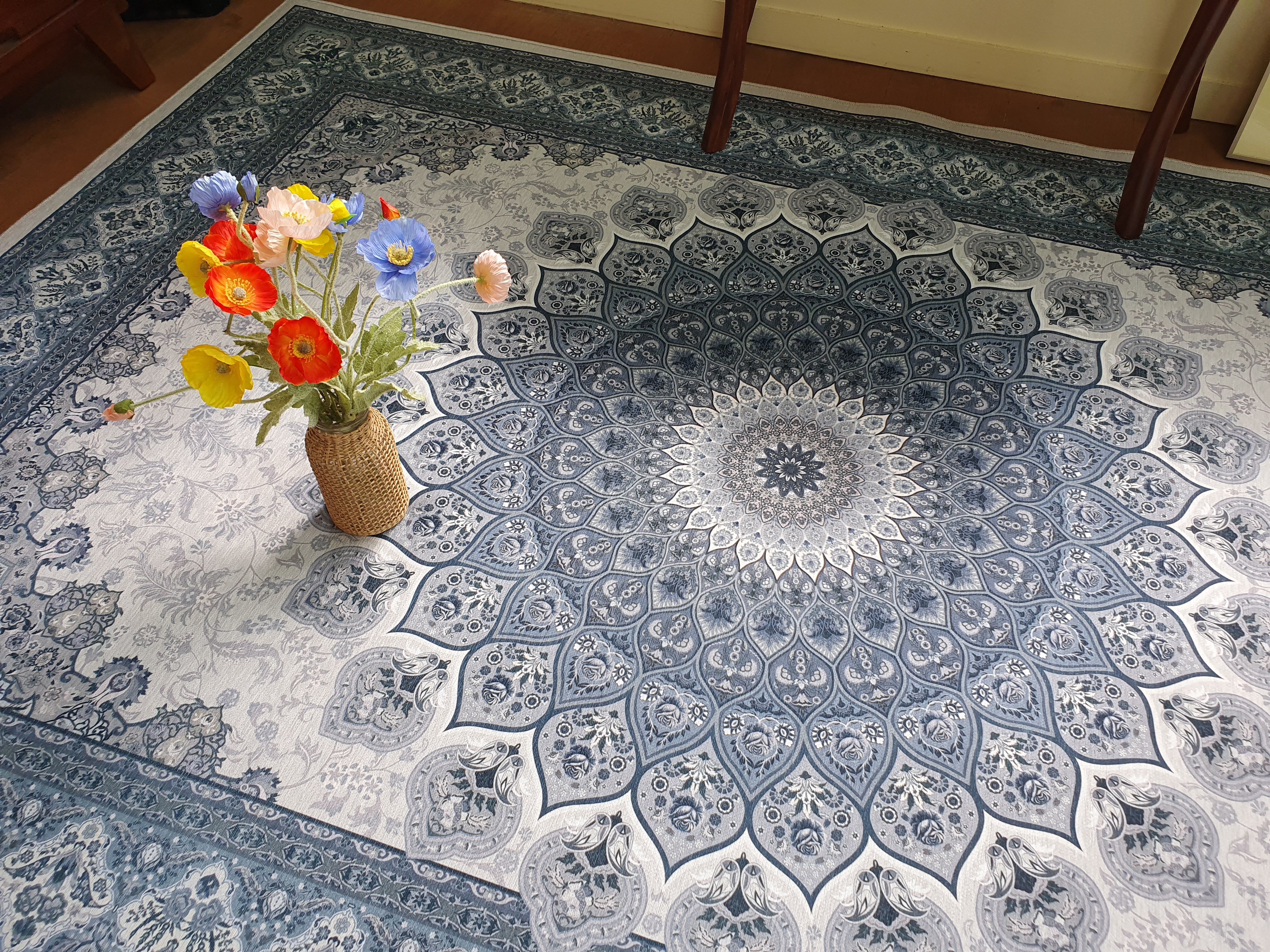 페르시안 카페트 레트로 거실 주방 침실 욕실 서재 방 스튜디오 녹음실꾸미기 엔틱 셔닐러그