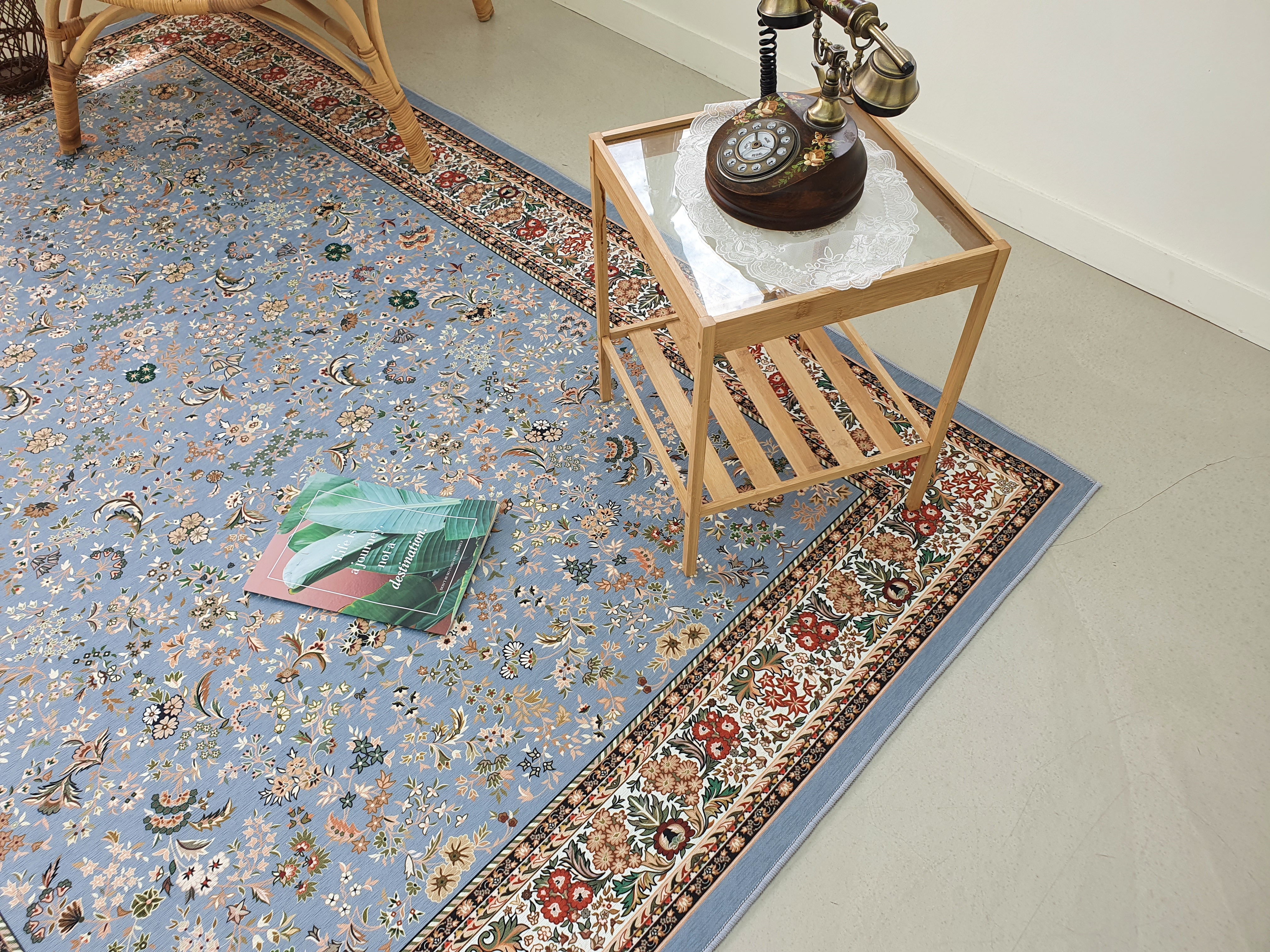 페르시안 카페트 레트로 거실 주방 침실 욕실 서재 방 스튜디오 녹음실꾸미기 엔틱 셔닐러그