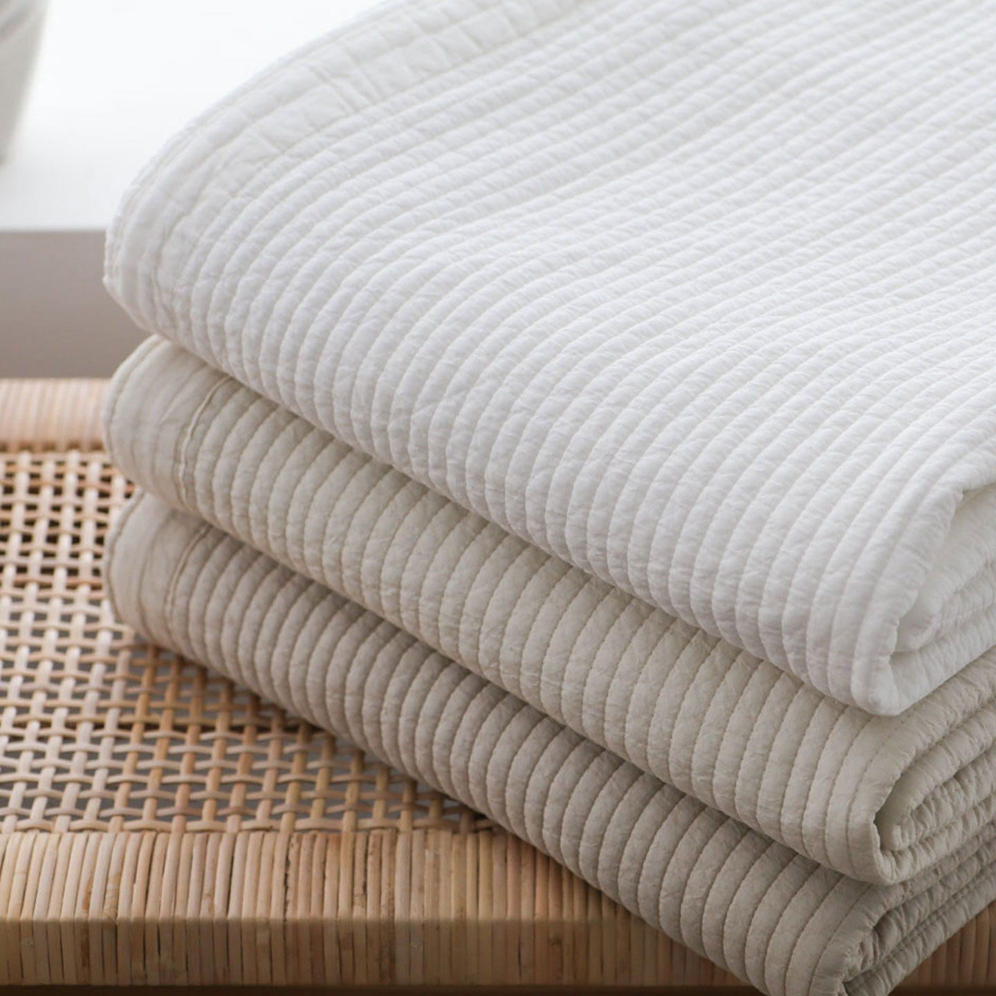 [단독] 차렵이불 오가닉 프레쉬 자수 순면 봄 이불 옥수수솜 침구 SS+베개커버