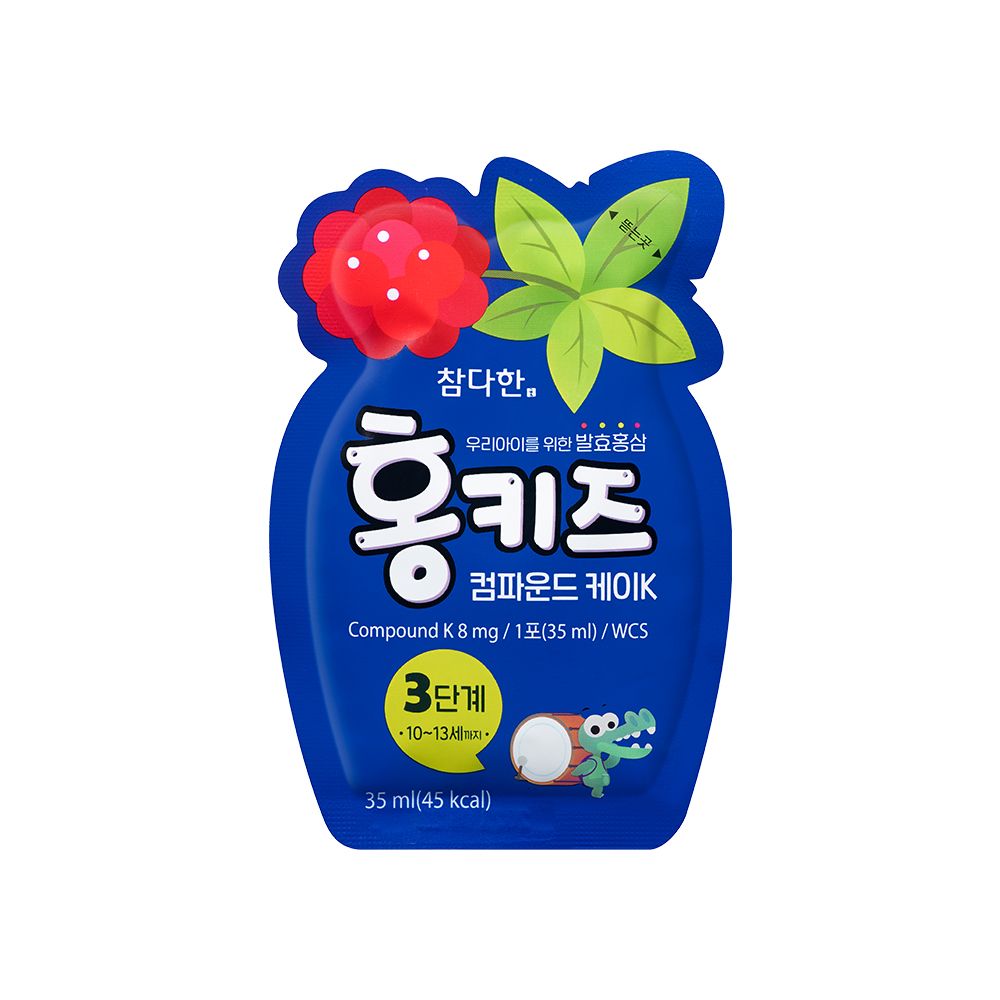 [네이버 단독 50포] 참다한 홍키즈 컴파운드케이K 3단계 어린이홍삼 키즈 50포, 1개 - 상세 이미지 3