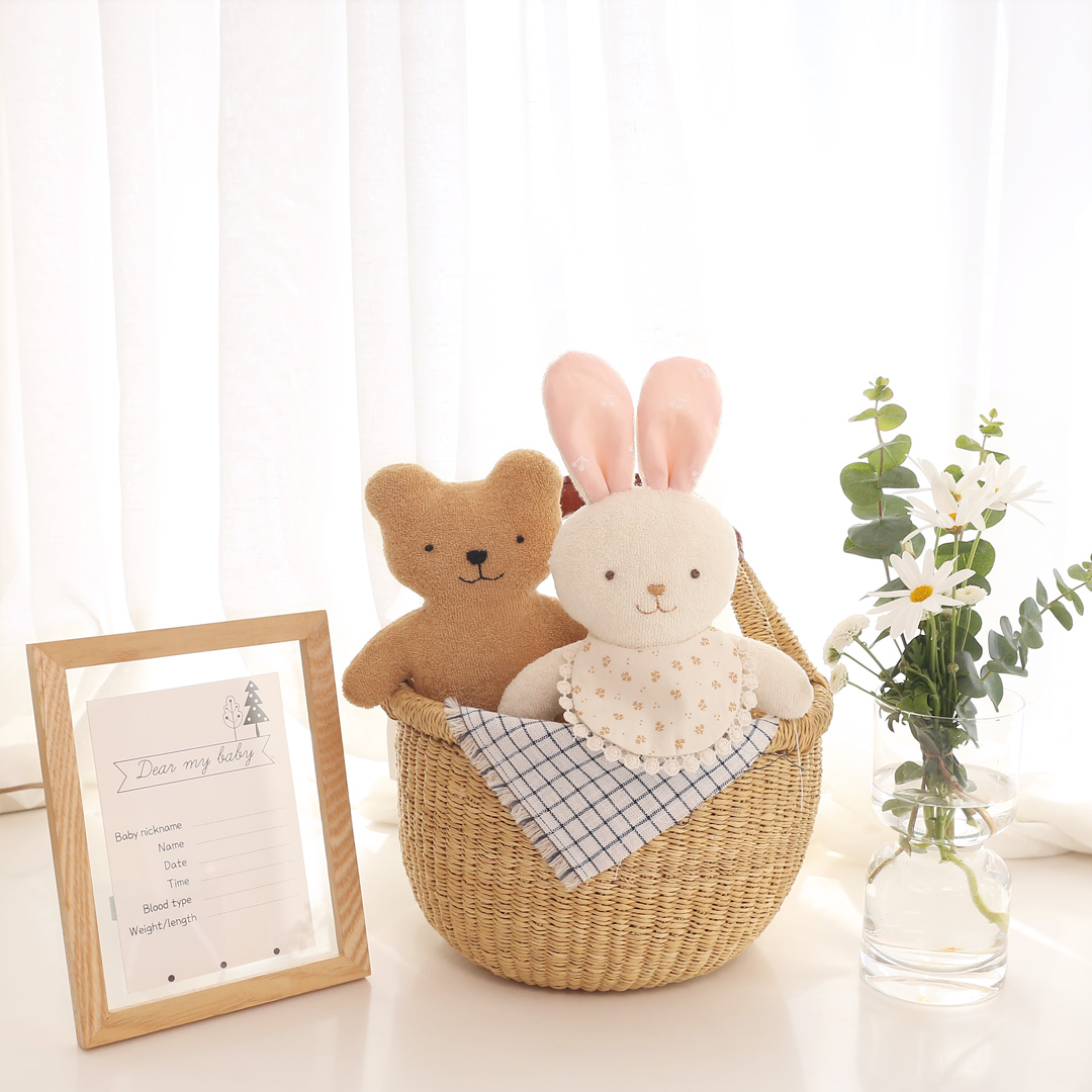 오가닉 아기 토끼 토토 애착 인형 만들기 임산부 태교바느질 DIY 미니 - 상세 이미지 2