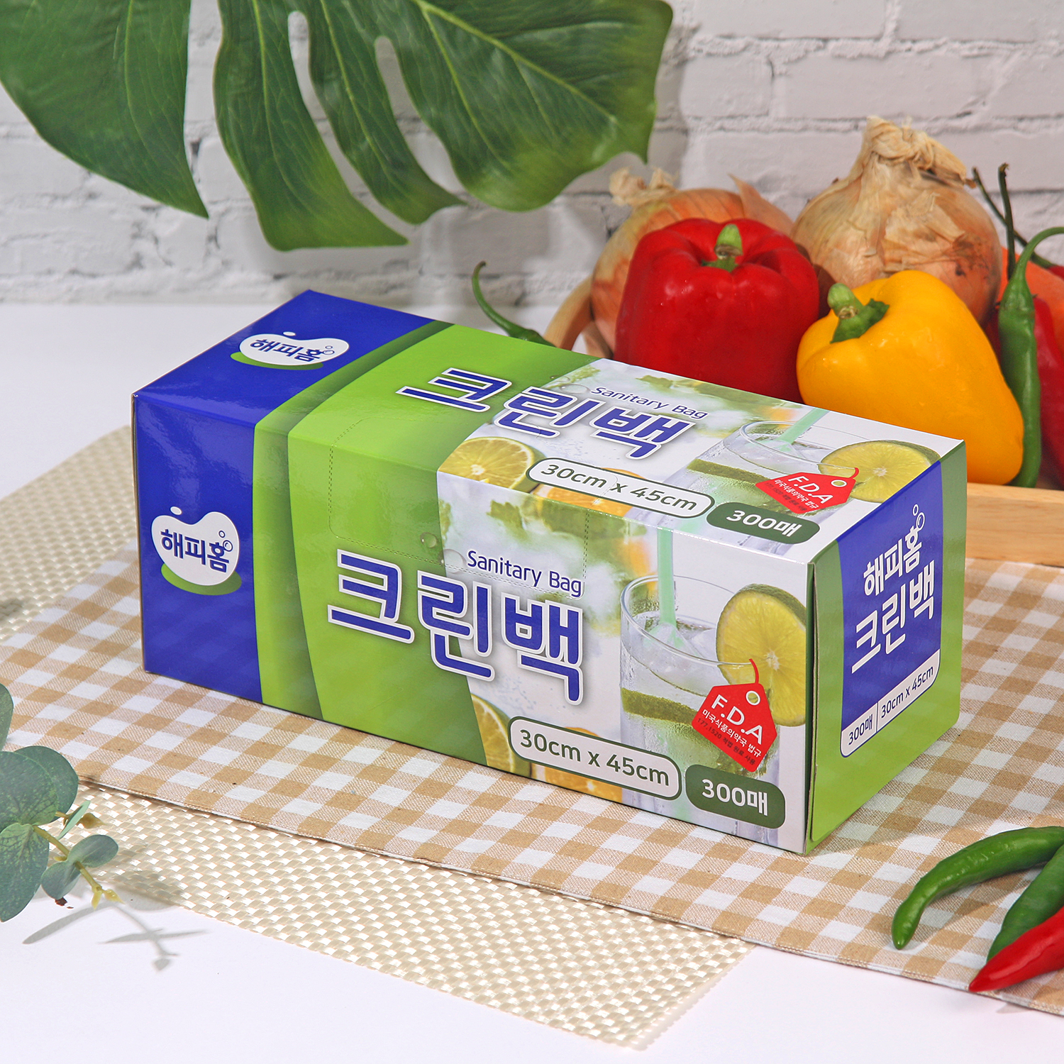 해피홈 크린백 대형 300매 - 메인 이미지
