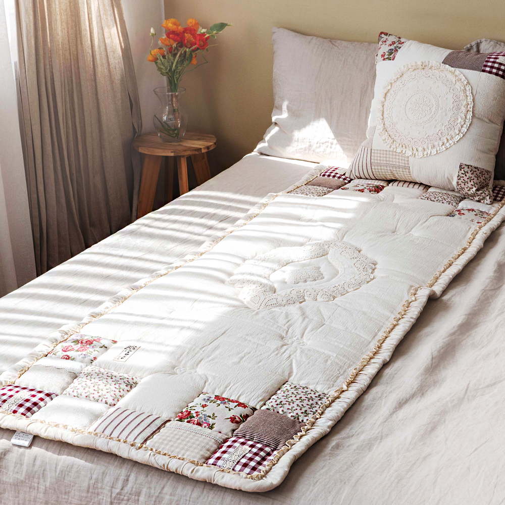 마벨로제 샬롯패치 사계절 3인 쇼파패드 미끄럼방지 소파매트