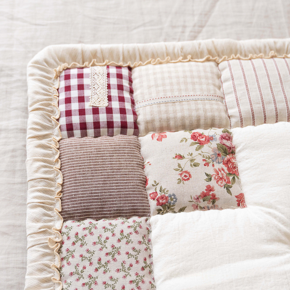 마벨로제 샬롯패치 사계절 3인 쇼파패드 미끄럼방지 소파매트