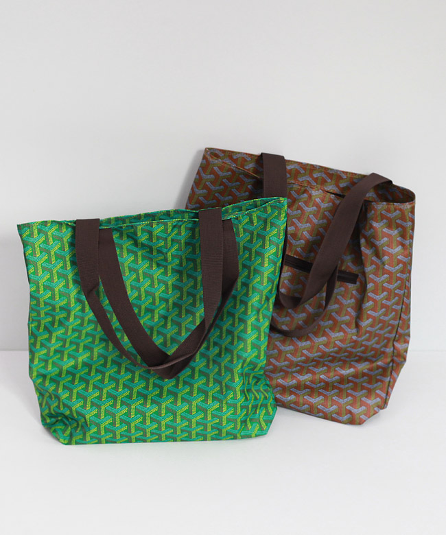 런던스트릿 패턴 쇼핑백 [4COLOR]