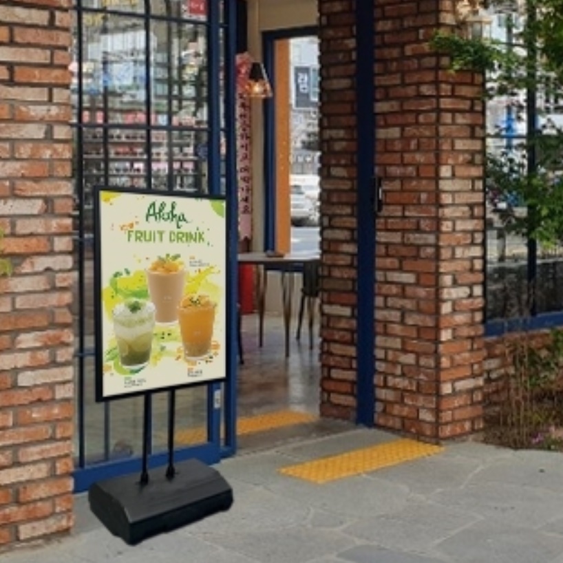 판넬거치대 메뉴 거치대 환영 입간판 포스트스탠드 스탠딩 POP 대 A3 포스터 스탠드 이미지 6