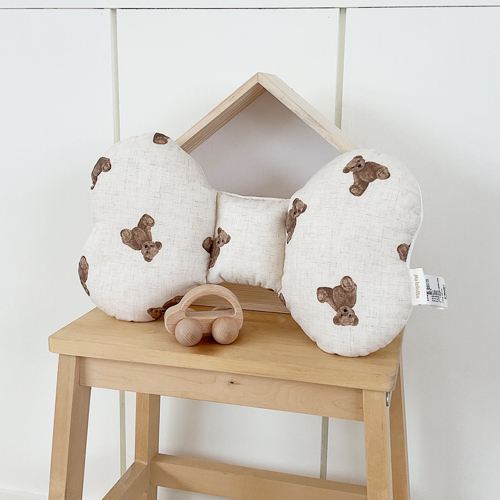 마롤로뜨 30수 아기 목베개 목쿠션 나비 캔디 베개 카시트 신생아 유아