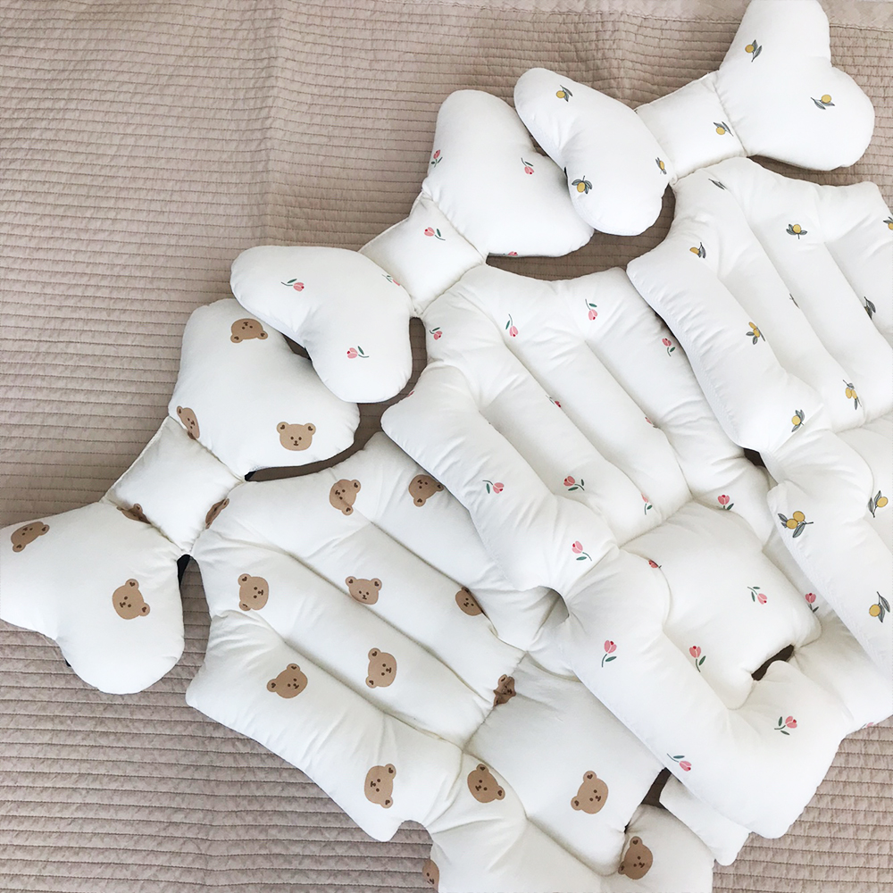 마롤로뜨 사계절 유모차 라이너 시트 신생아 카시트 쿨시트 초코베어