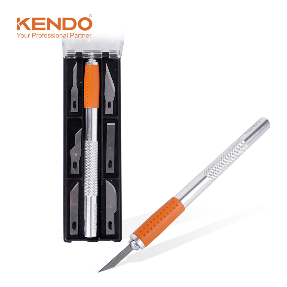 KENDO 공예용 조각칼 세트 7P 80205N 조각끌 목공 점토 - 상품 이미지