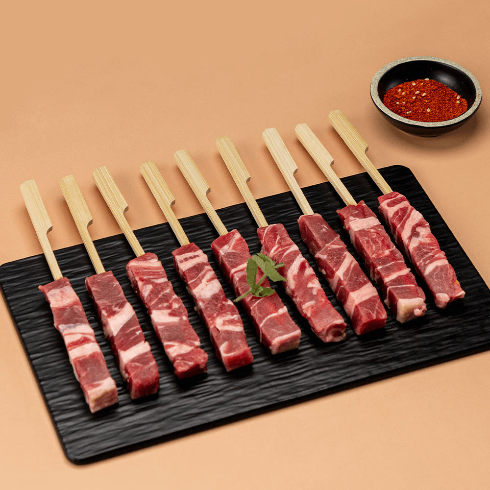 엉파 양꼬치 어깨살 큐브 양갈비 프렌치랙 숄더랙 양고기 삼겹살