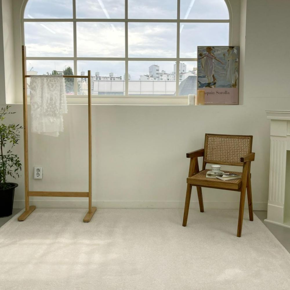 벨기에 직수입 고밀도 친환경 카페트 먼지없는 사계절용 무지 거실 서재 아이방 러그