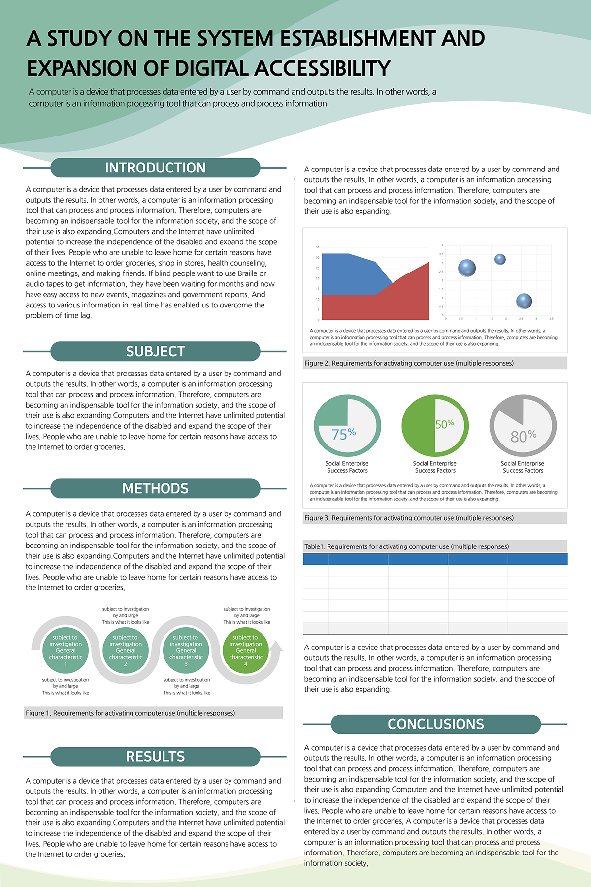 481 (80 x 120cm) 학회포스터 PPT 템플릿,졸업 논문 포스터 피피티 - 상세 이미지 2