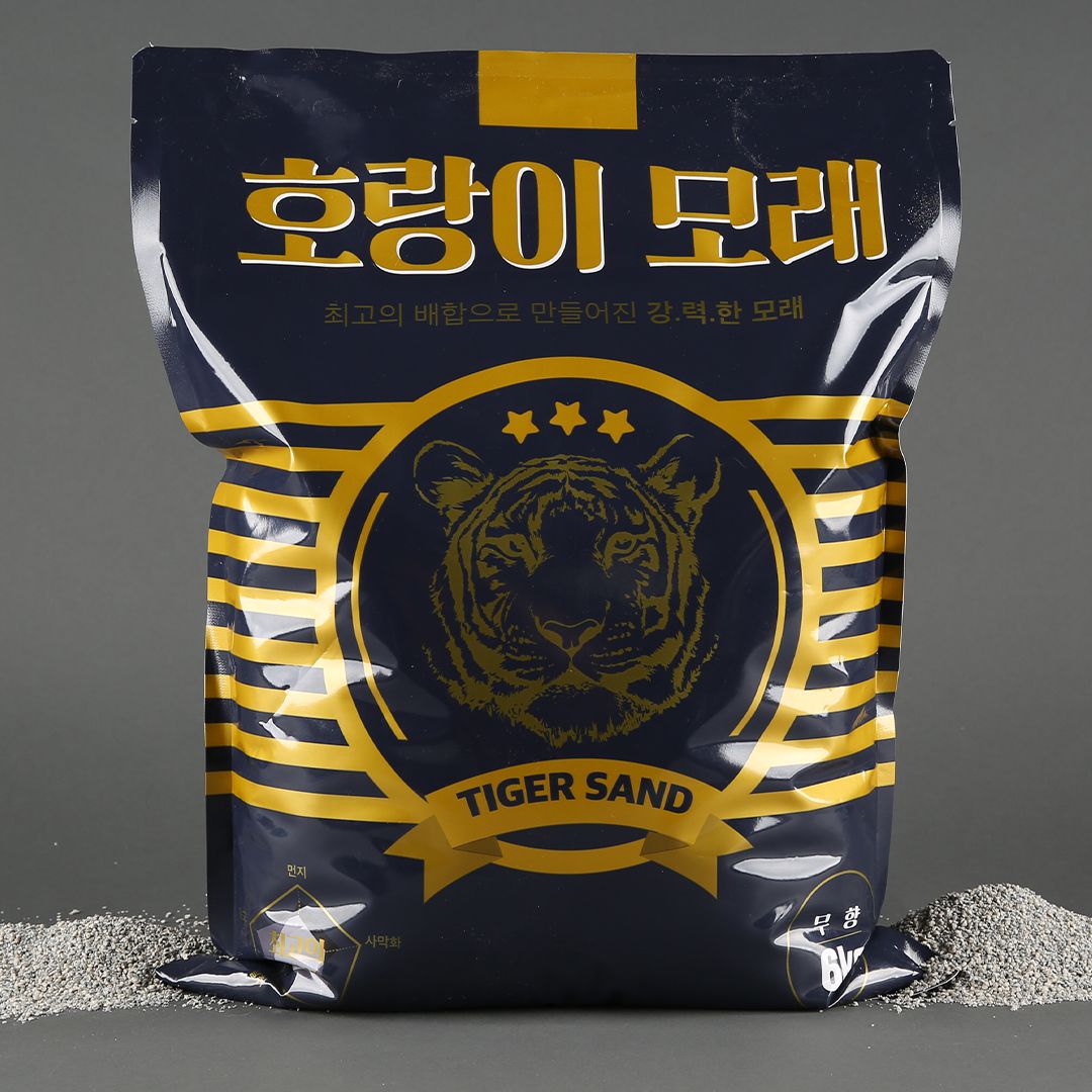호랑이모래 유향 6kg 벤토나이트 고양이모래 - 상세 이미지 2